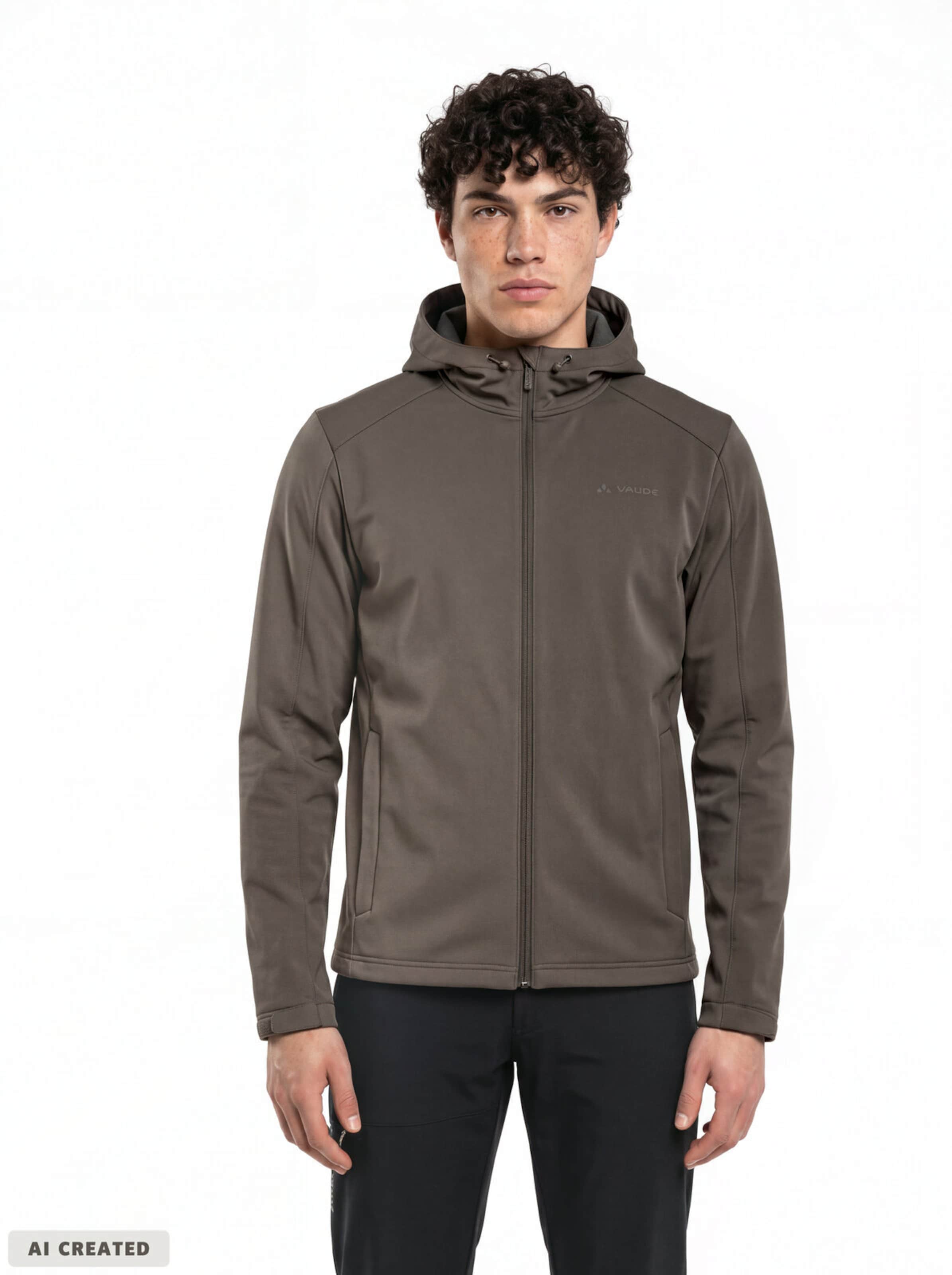 VAUDE Between-Season Jacket in Brown: front