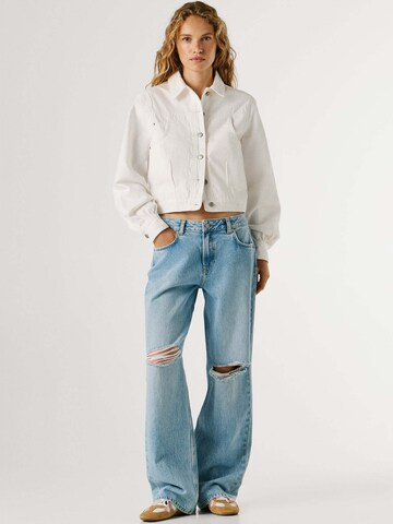 Pepe Jeans Between-season jacket 'MADELINE' in White