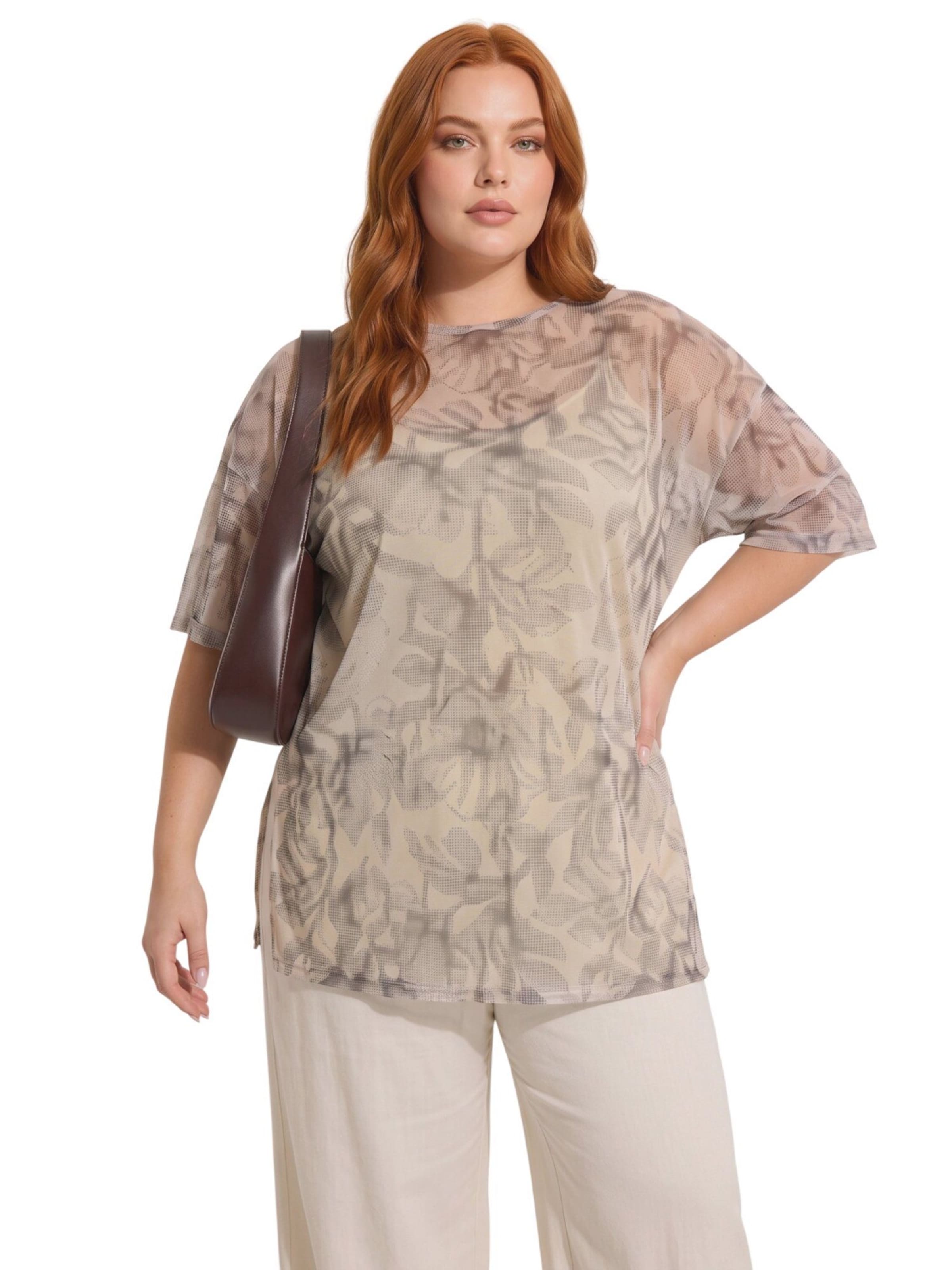 Shape Of You Bluse‌‌‌ in Beige