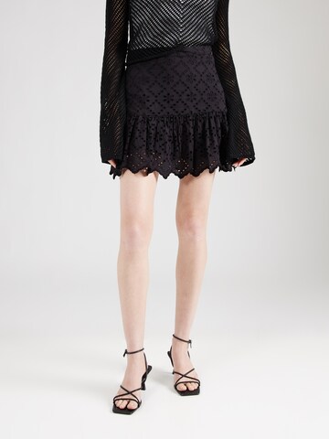 Lindex Rock 'Cammy' in Schwarz: Vorderseite