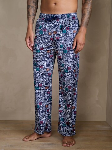 Next Pyjamahose in Blau: Vorderseite