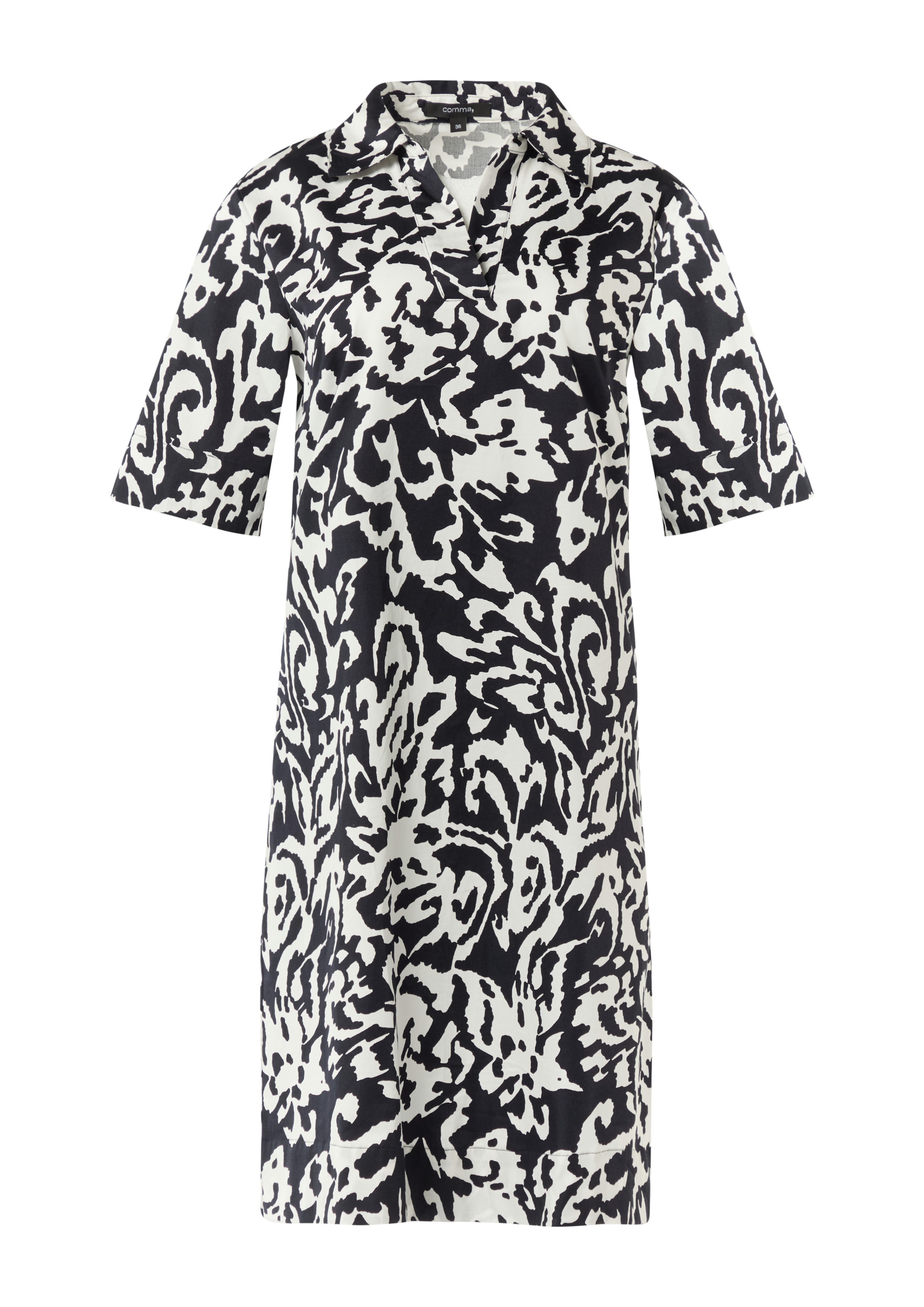 COMMA Kleid in Blau: Vorderseite