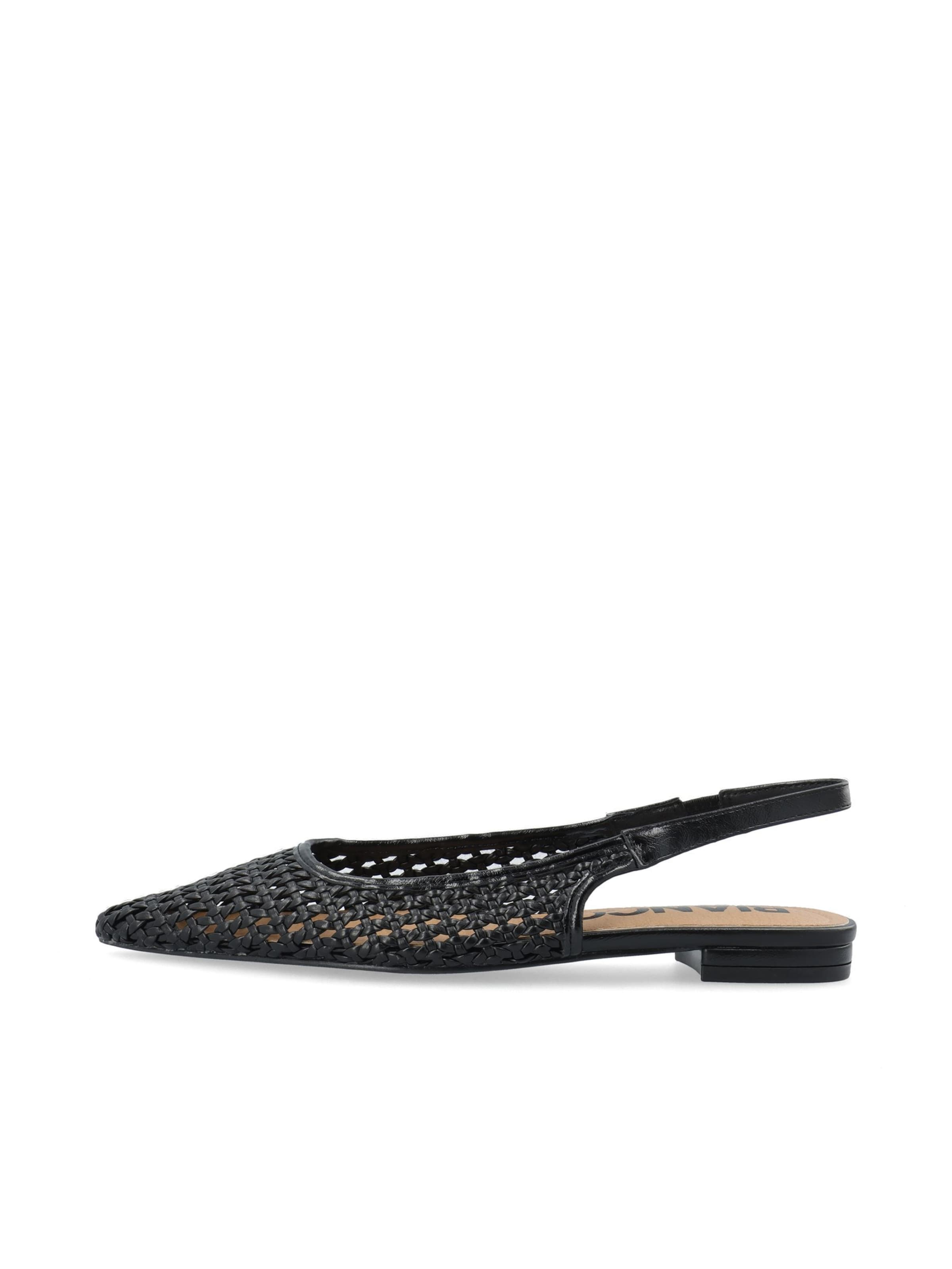 Bianco Slingpumps i sort: forside