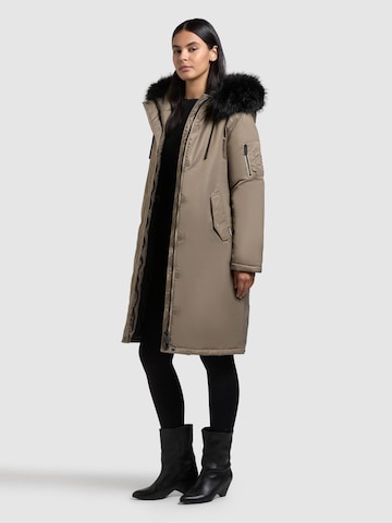khujo Wintermantel 'Jilla' in Beige