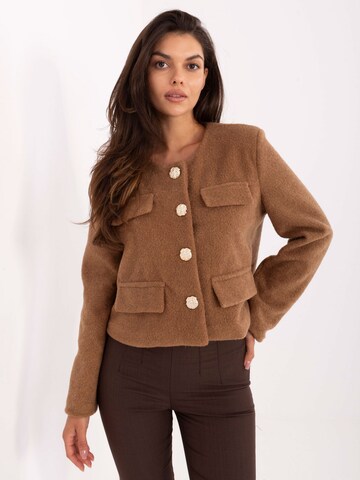 Madnezz House Between-Season Jacket 'FL9586.64' in Beige: front