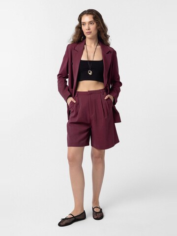 Antioch Wide leg Broek 'Fadwa' in Rood