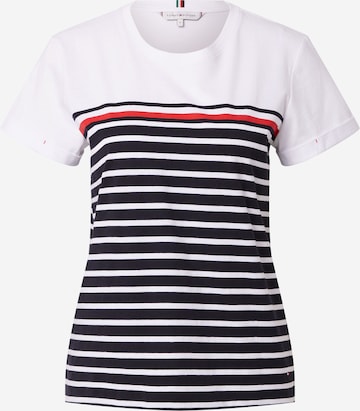 T-shirt TOMMY HILFIGER en bleu : devant