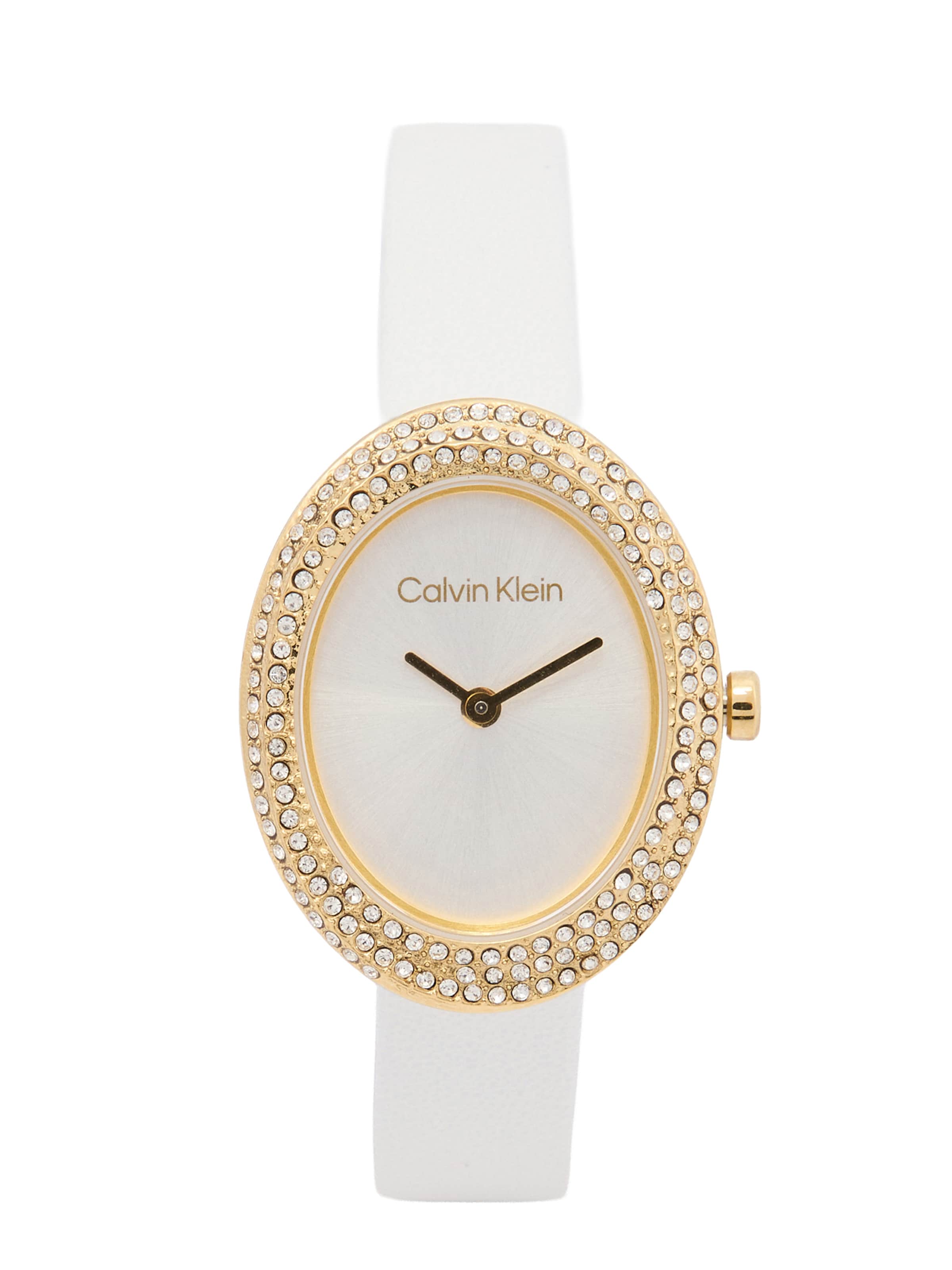 Calvin Klein Analoogkell, värv valge: eest vaates