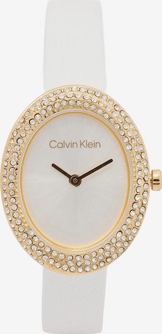 balta Calvin Klein Analoginis (įprasto dizaino) laikrodis: priekis