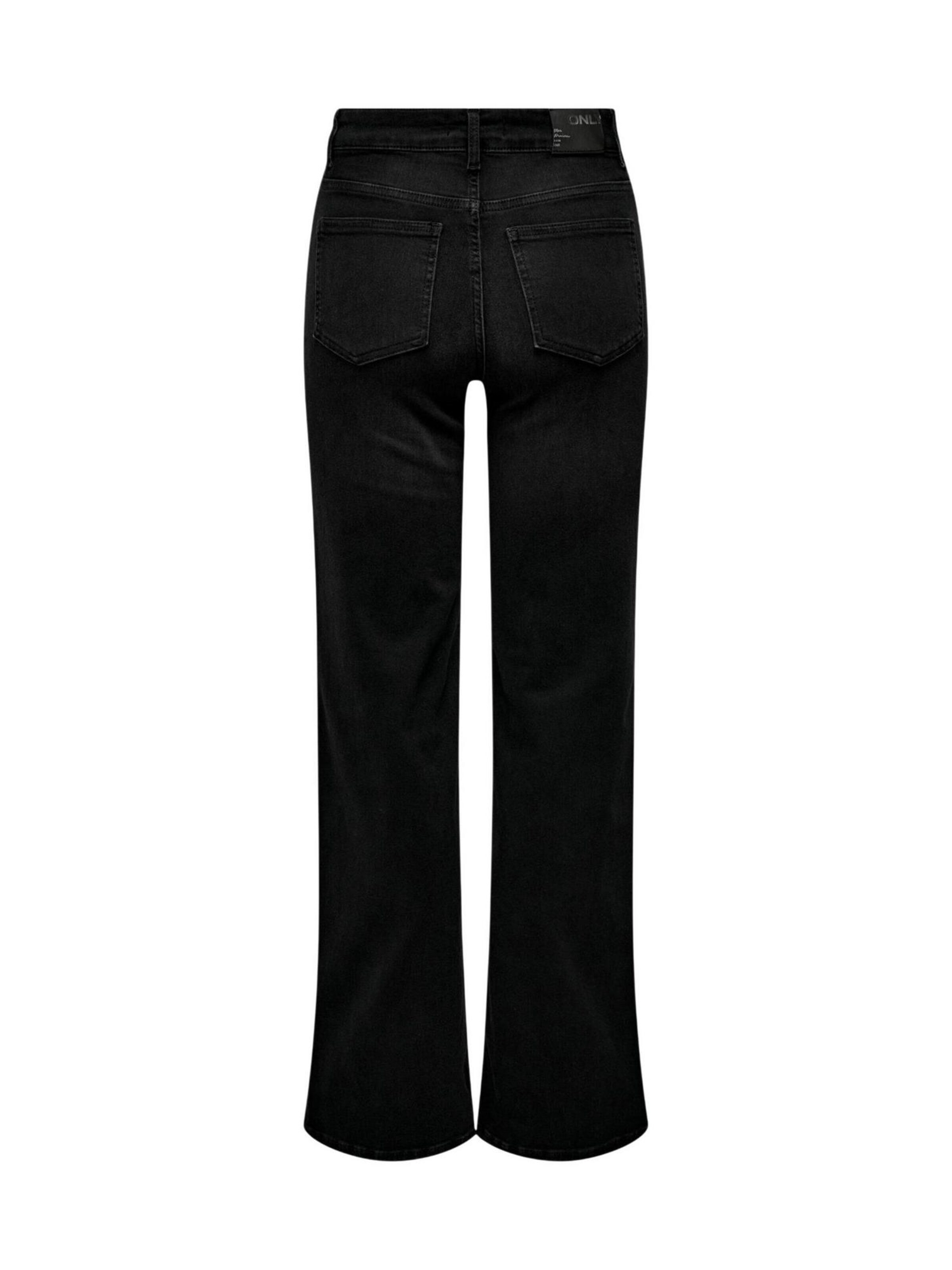Wide leg Jeans 'ONLMADISON BLUSH HW WIDE DNM CRO099 Noos 15299796' di ONLY in nero