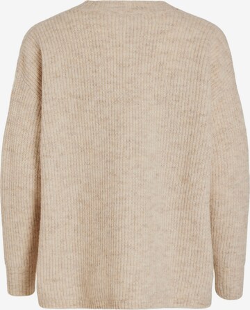 VILA Knit Cardigan 'Epaline' in Beige