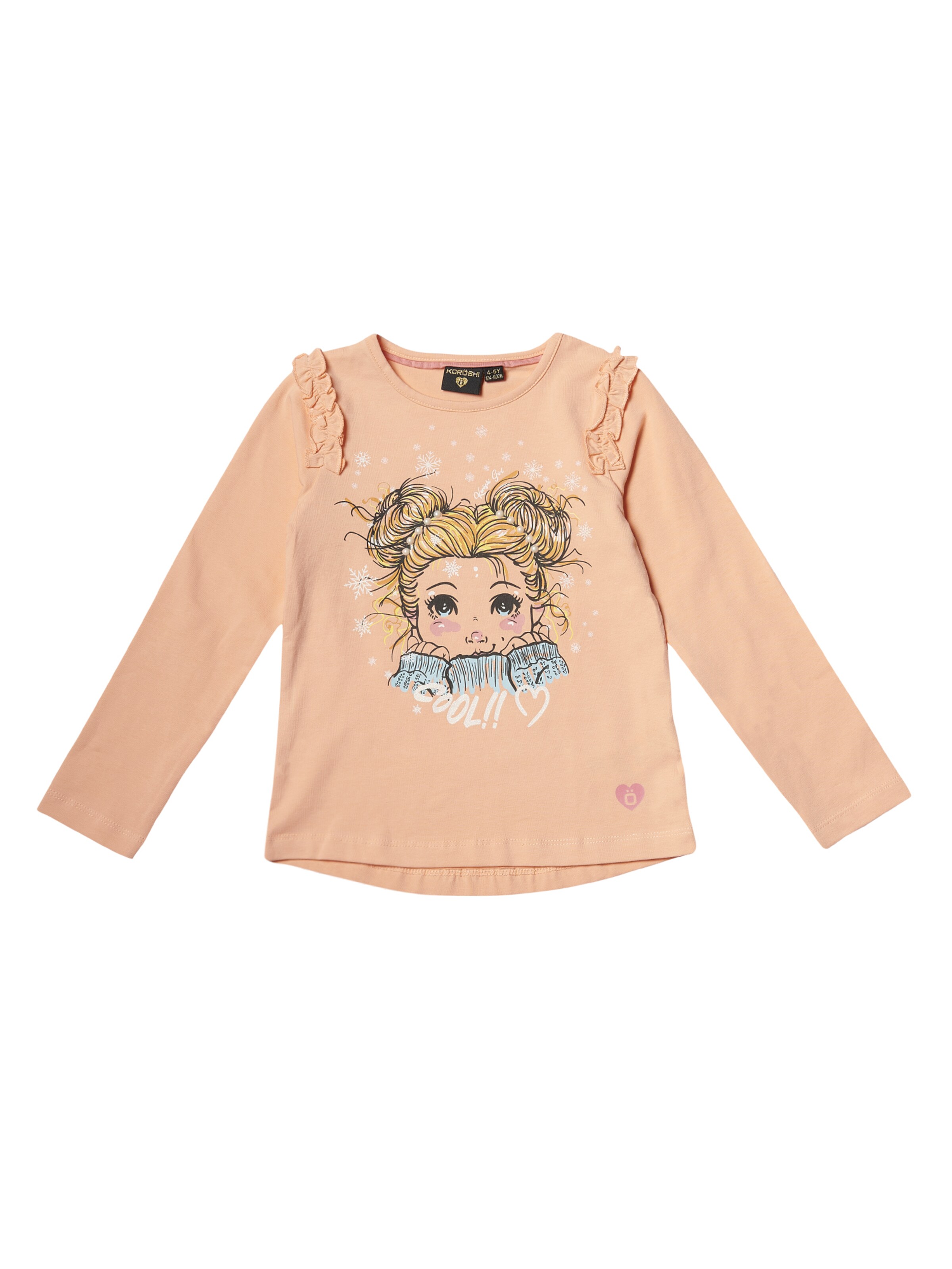 Maglietta di KOROSHI in arancione: frontale