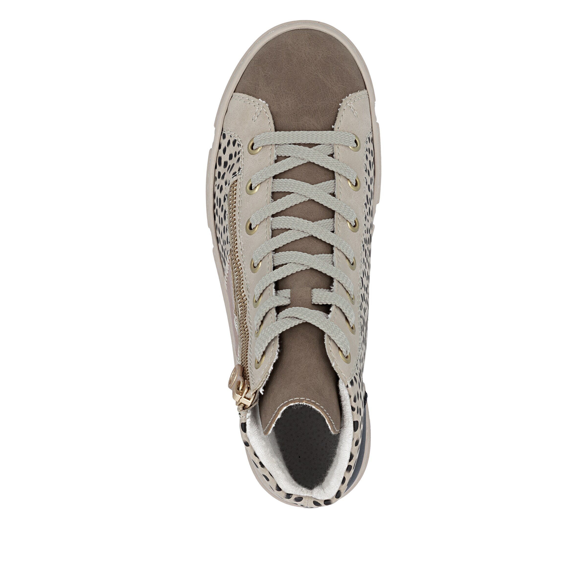 Baskets hautes Rieker en beige