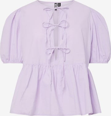 PIECES Blouse 'PCJolly' in Purple: front