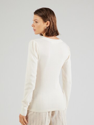SOAKED IN LUXURY Sweater 'Spina' in White