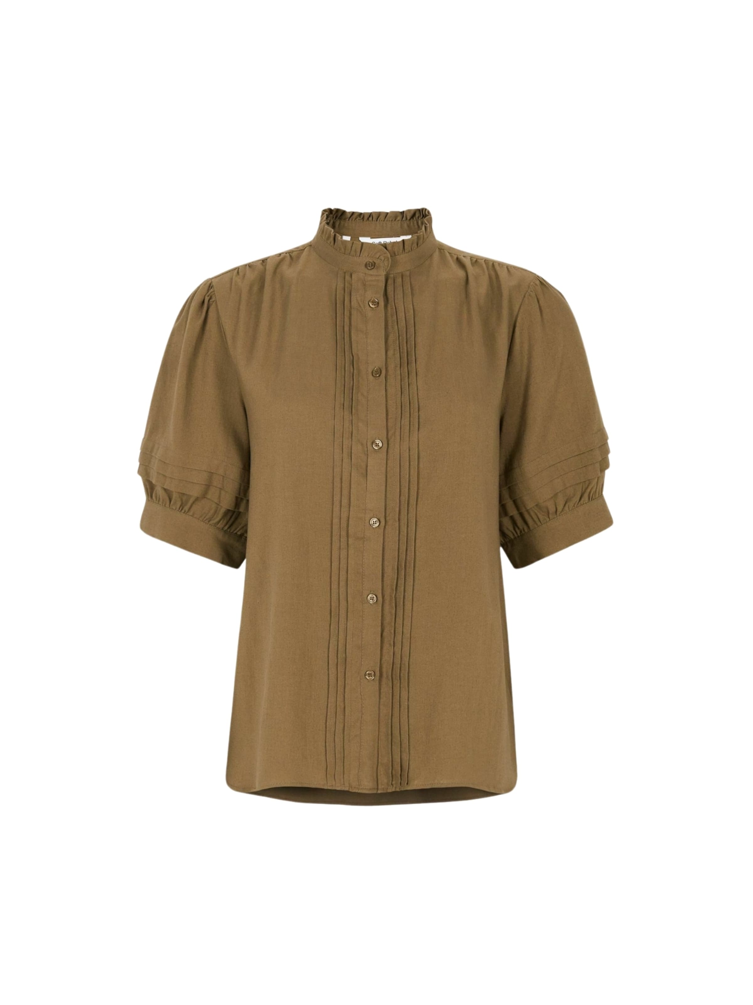 Soft Rebels Shirt ' SRYindi ' in Braun: Vorderseite