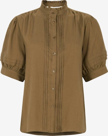 T-shirt ' SRYindi ' Soft Rebels en marron : devant