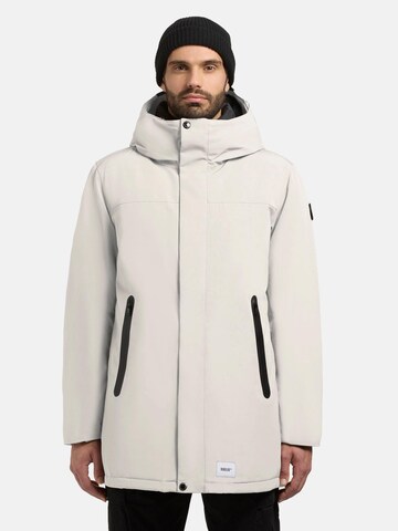 khujo Winter Coat in White: front
