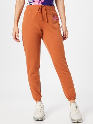 GAP Tapered Broek in Oranje: voorkant