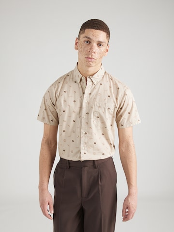 BLEND Slim fit Overhemd in Grijs: voorkant