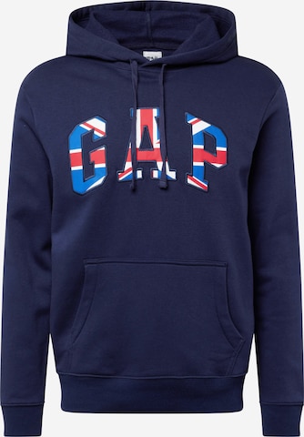 Felpa di GAP in blu: frontale