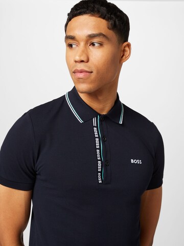 BOSS Green Poloshirt 'Paule 4' in Blau