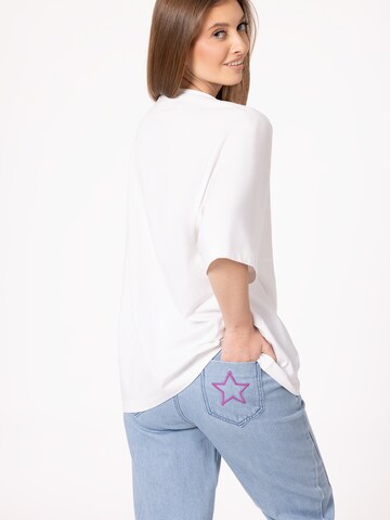 Laurella Oversizeshirt in Weiß
