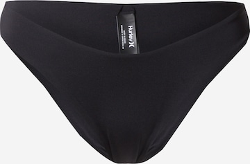 Hurley - Cuecas de biquíni de desporto em preto: frente