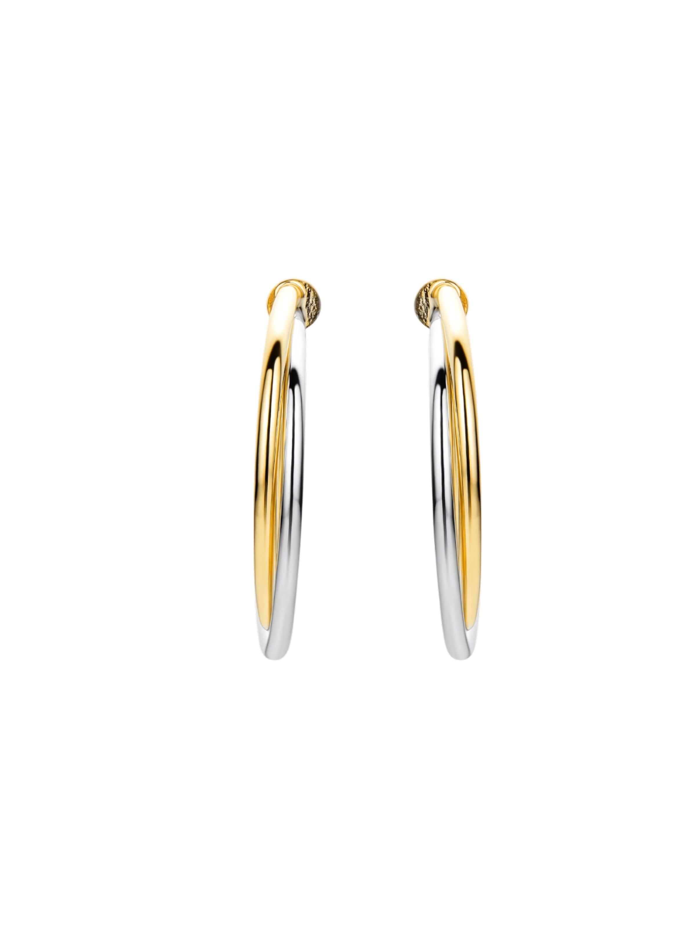 Vanlere - Pendientes 'Creolen aus 375 Gelbgold' en oro