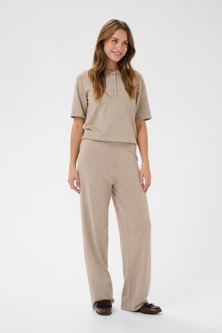 SAINT TROPEZ Regular Trousers 'MilaSZ' in Beige