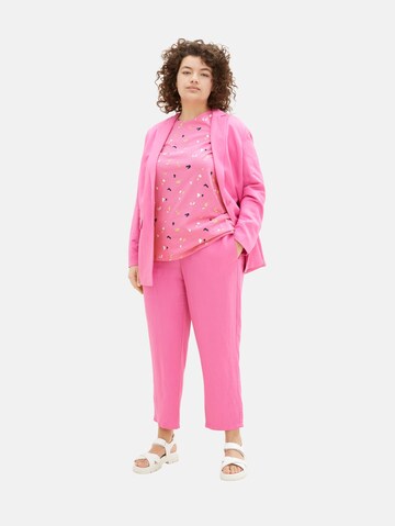Tom Tailor Women + Tričko – pink