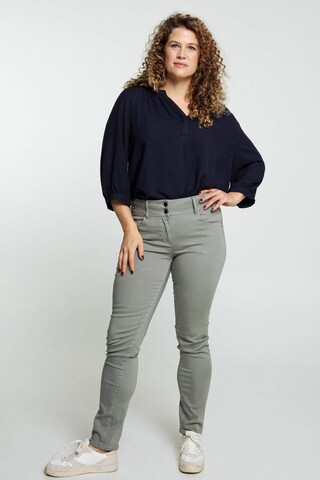 Paprika Slim fit Pants 'Louise' in Green