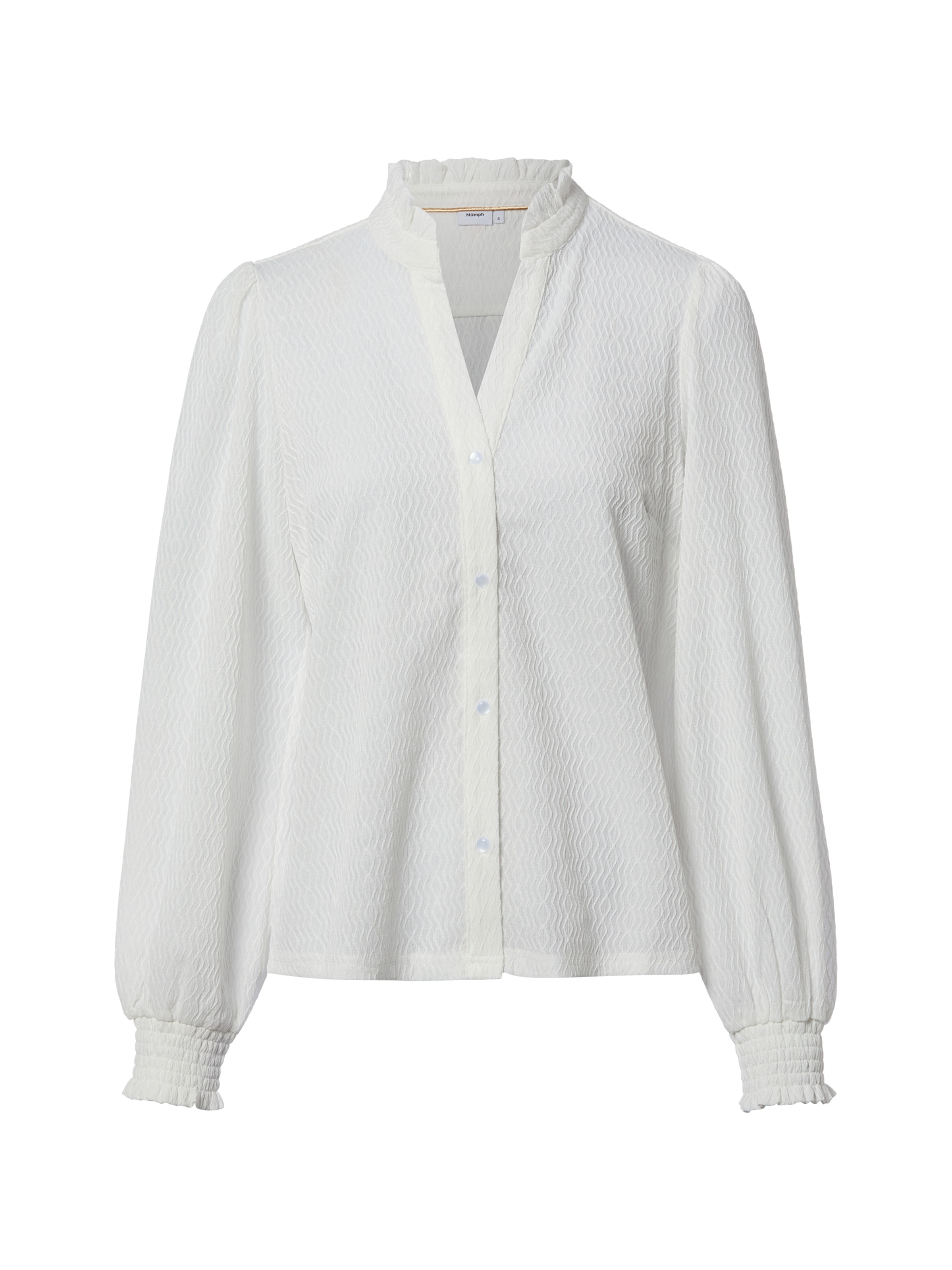NÜMPH Blouse in White: front