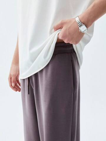 Wide leg Pantaloni 'Detroit' di VAMOS CLO in grigio