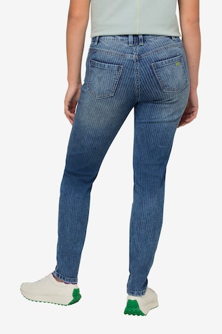 LAURASØN Slimfit Jeans in Blauw