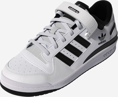 ADIDAS ORIGINALS Baskets basses 'Forum' en noir / blanc, Vue avec produit