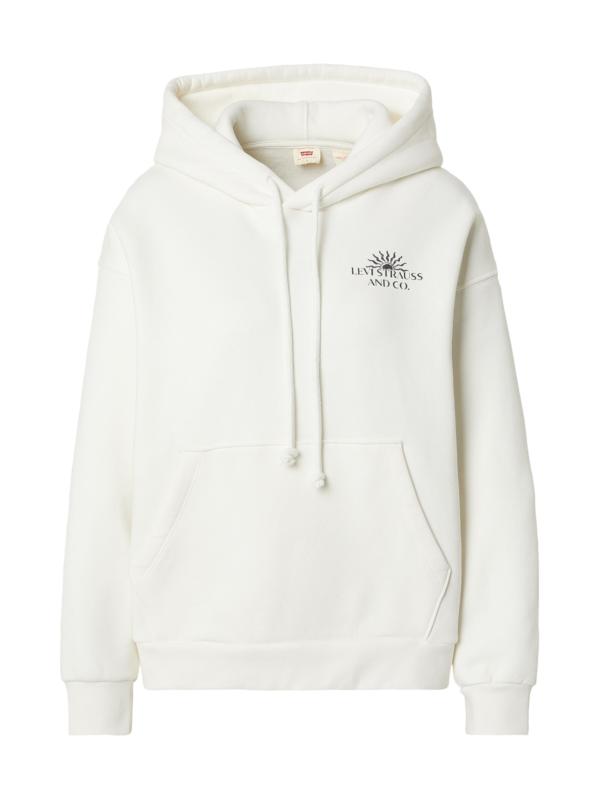 Bluză de molton de la LEVI'S ® pe alb: față