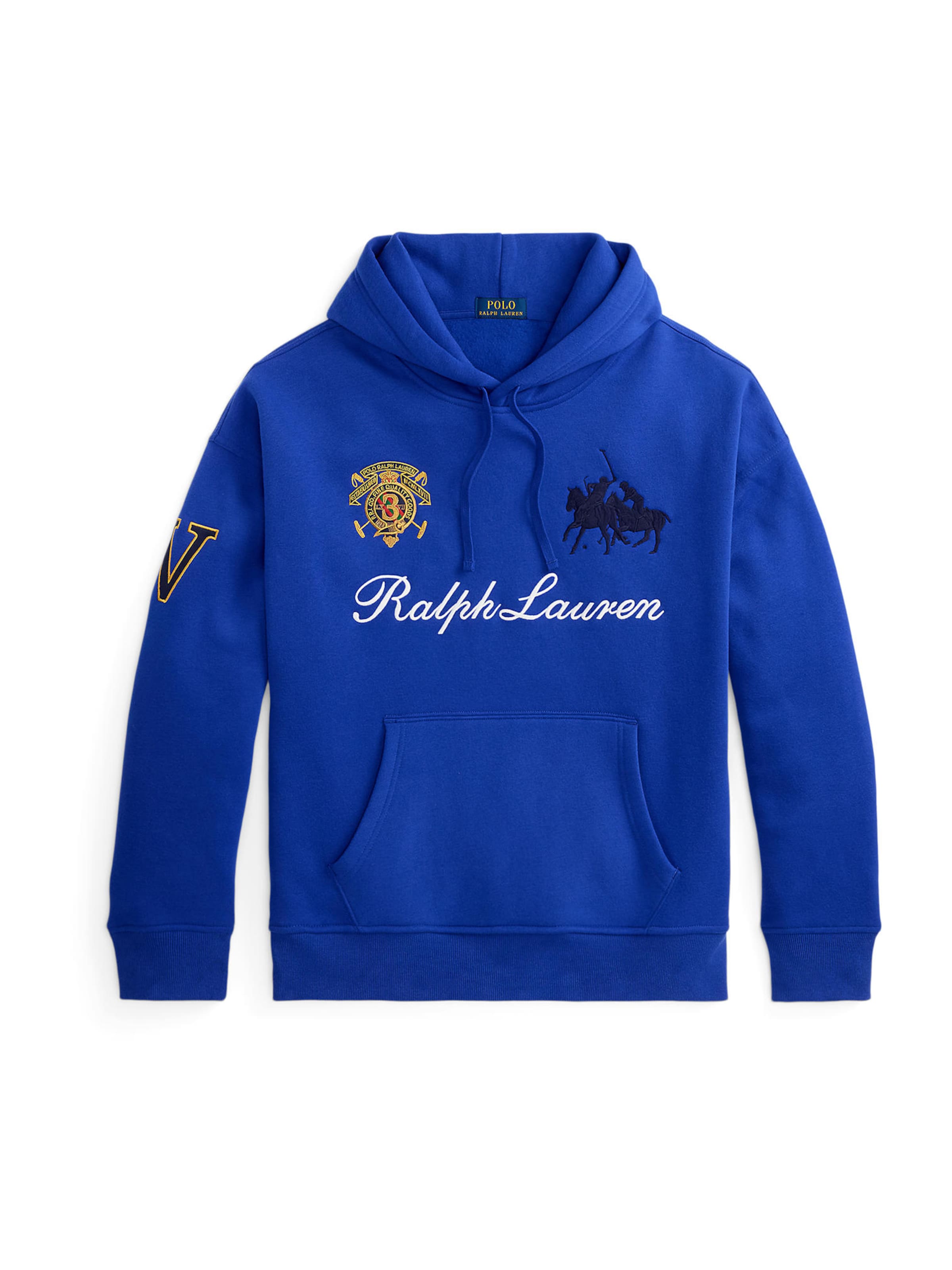 Polo Ralph Lauren Sudadera en azul cobalto / dorado / negro / blanco, Vista del producto