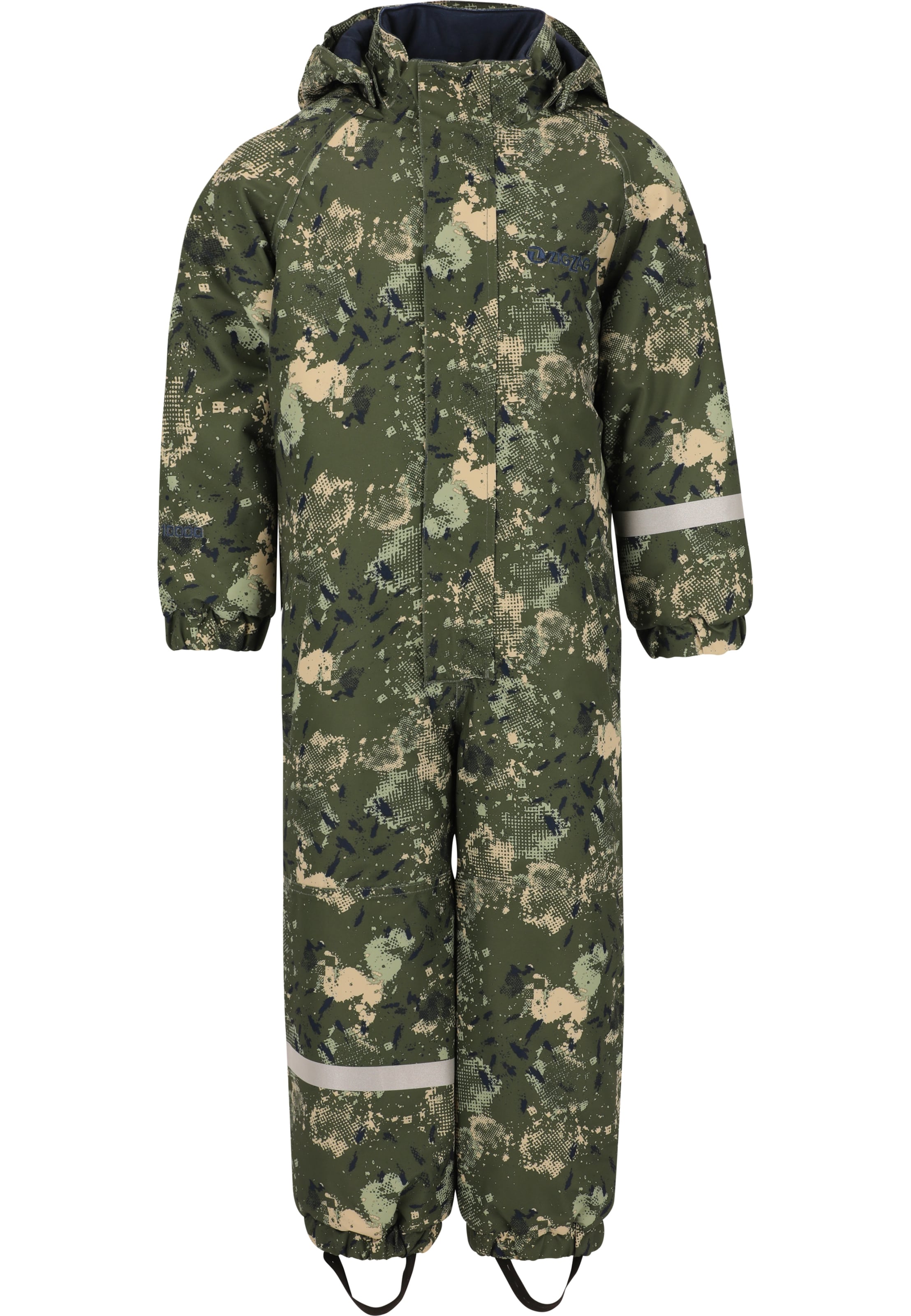 ZigZag Schneeanzug 'Tower' in Grün: Vorderseite