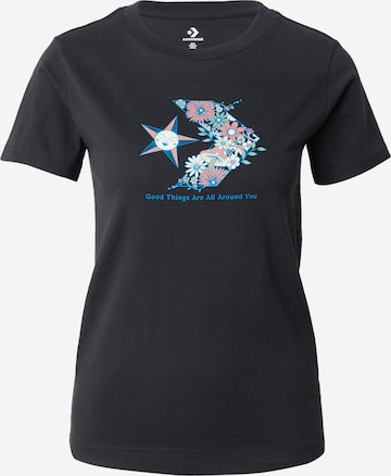 CONVERSE T-Shirt in Schwarz: Vorderseite