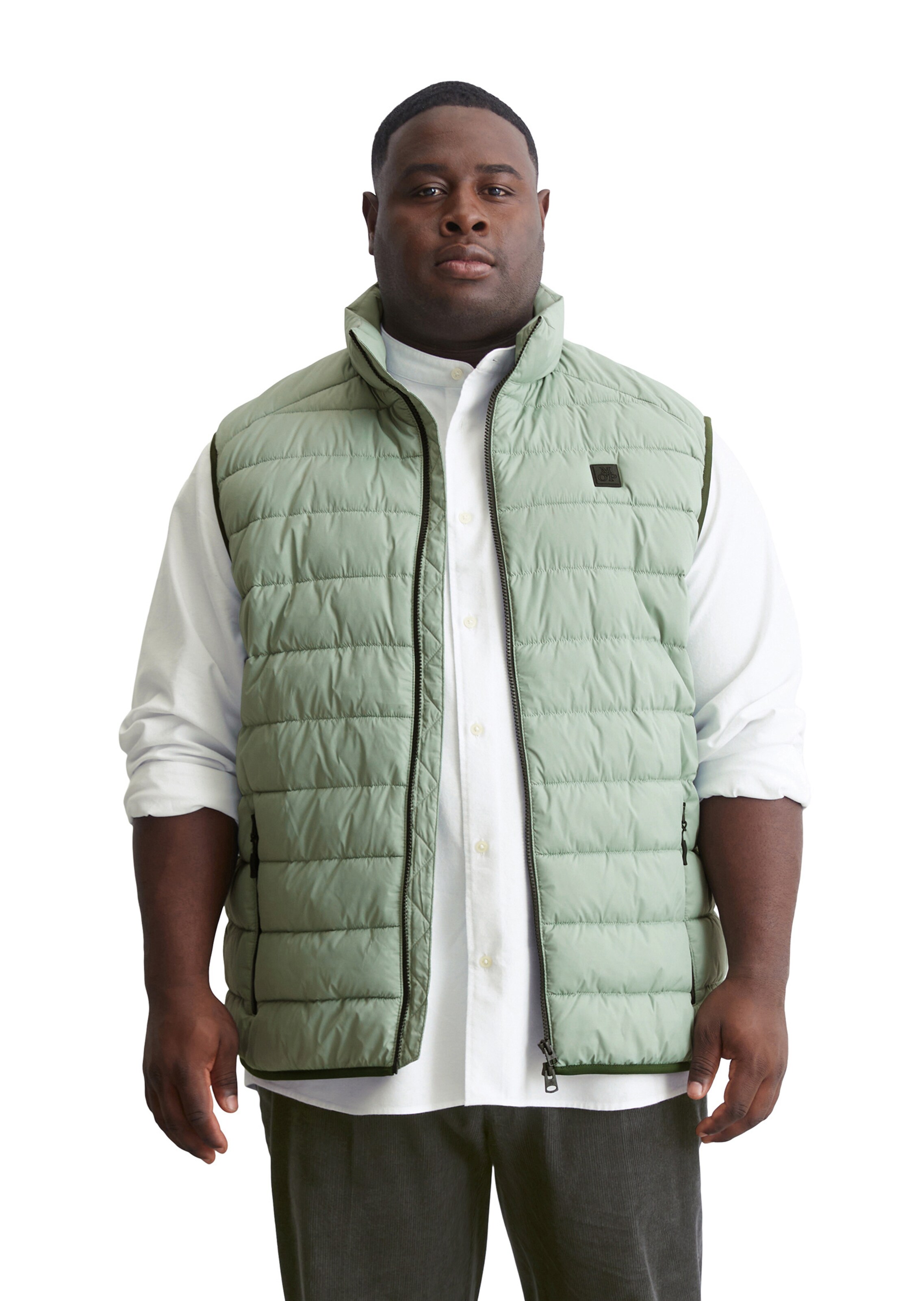 Gilet Marc O'Polo en vert : devant