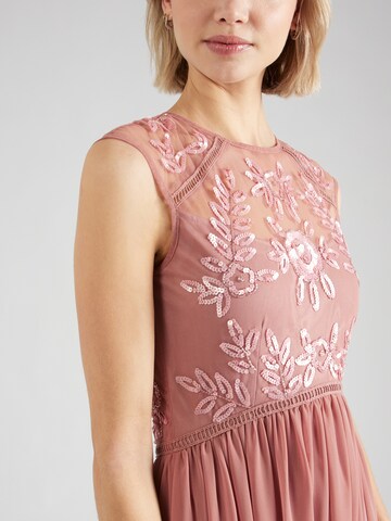 LACE & BEADS Evening Dress 'Debora' in Pink