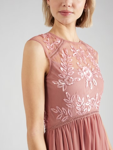 LACE & BEADS - Vestido de festa 'Debora' em rosa