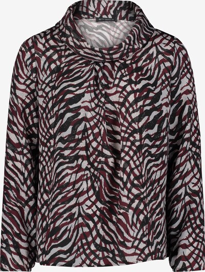 Betty Barclay Schlupfbluse mit Animalprint in dunkelrot / schwarz, Produktansicht