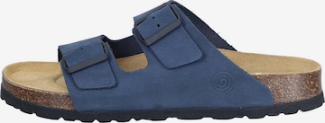 DR. BRINKMANN Pantolette 'Bonillo' in Blau: Vorderseite