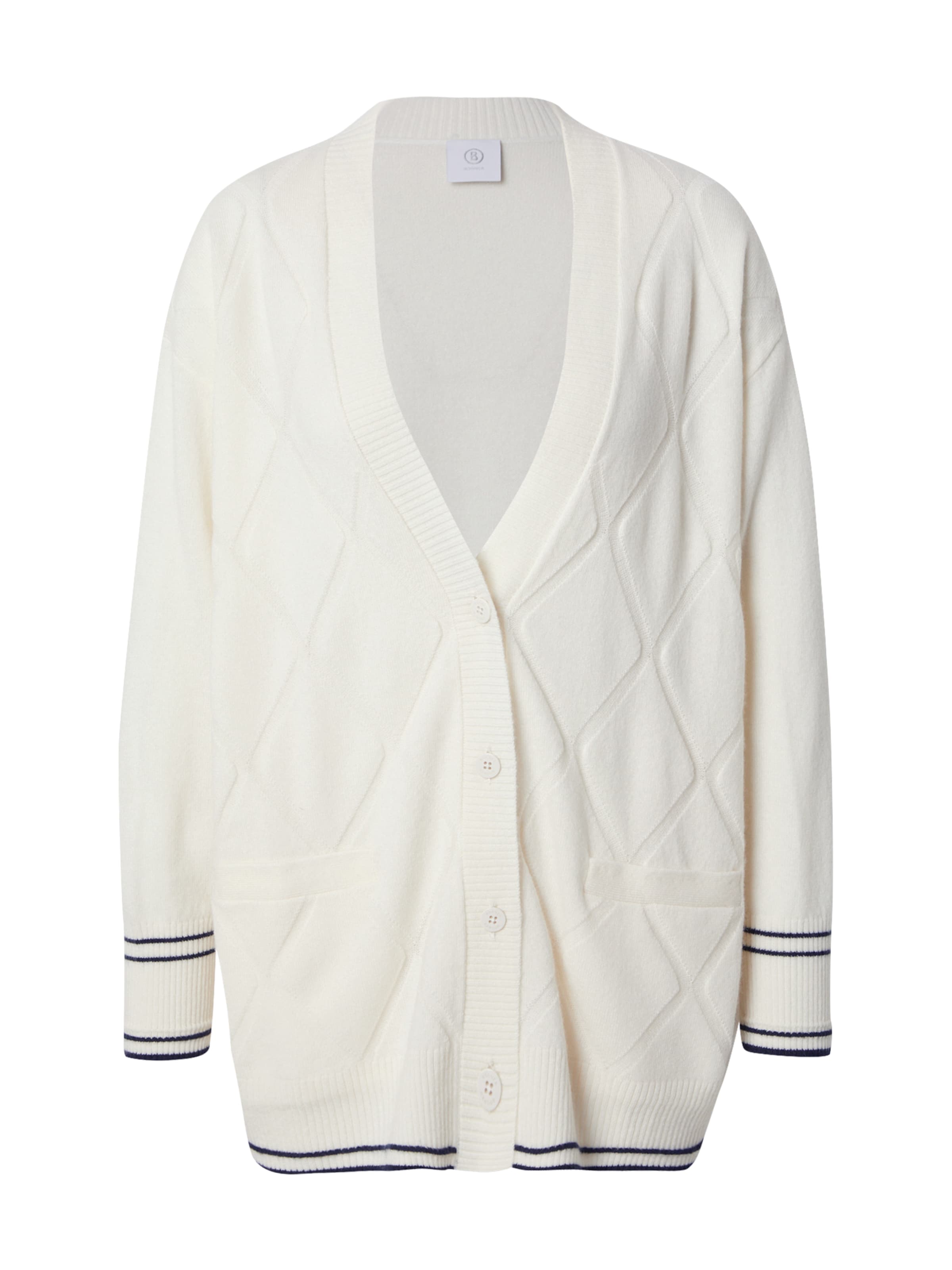 BOGNER Kardigan 'CHERRY' w kolorze biały: przód