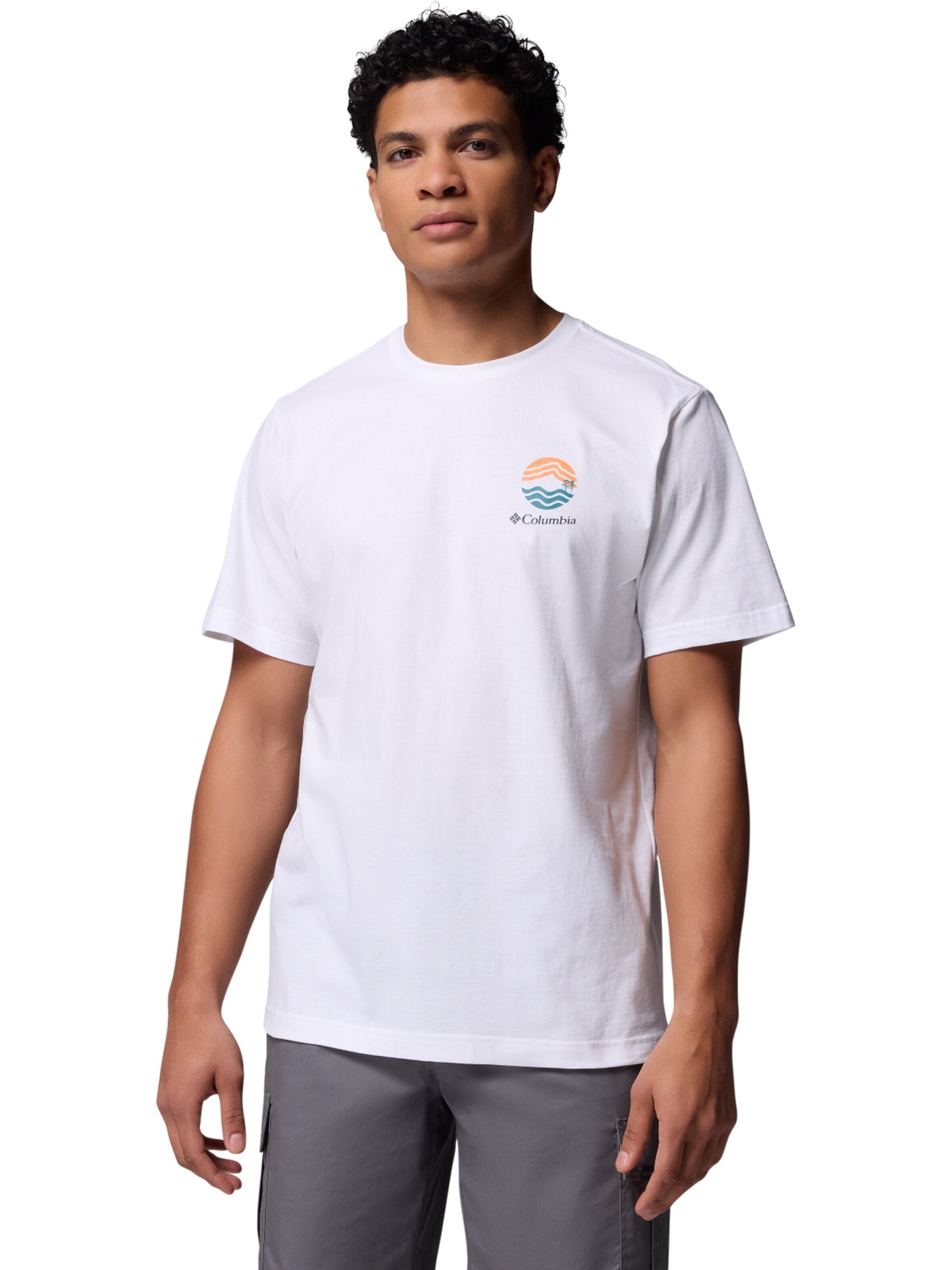 COLUMBIA Shirt 'Columbia Kettle River Outdoor' in Wit: voorkant