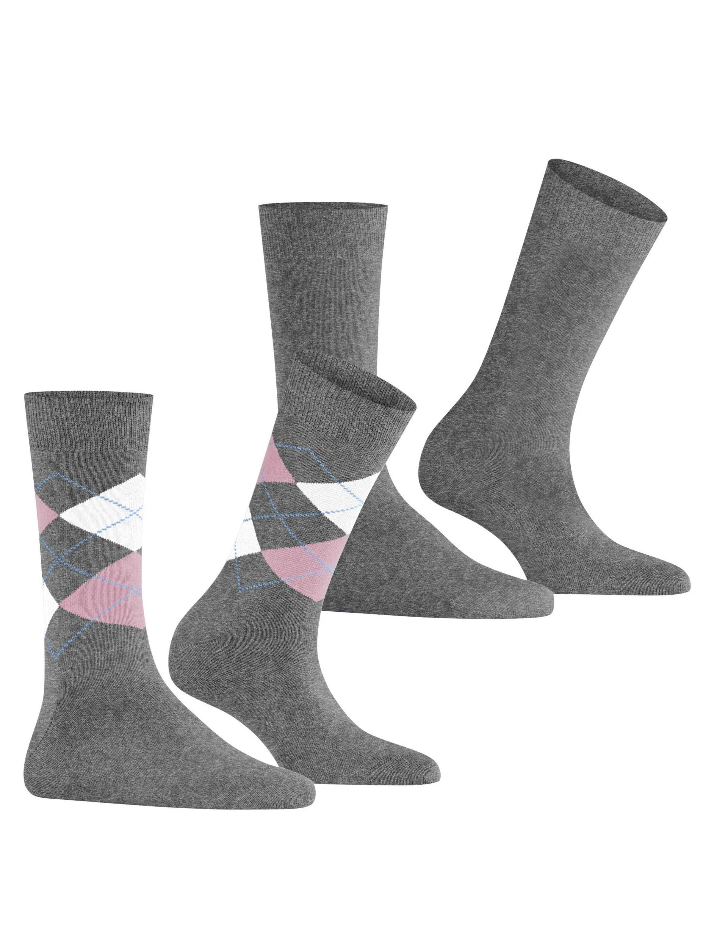 BURLINGTON Socks 'Everyday Mix 2-Pack' in Grey