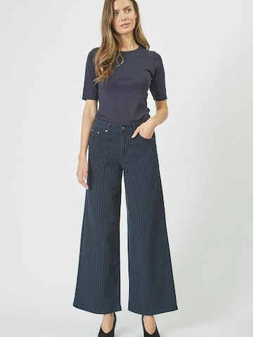 co'couture Wide Leg Jeans 'Pin' in Schwarz