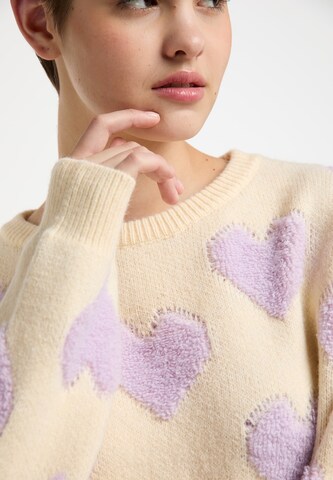 MYMO Pullover 'Blonda' in Gelb